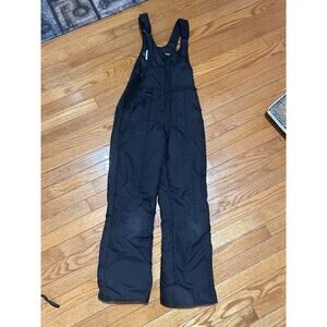 RA Sports Girls Winter Ski Snow Pants Overalls Size M Black